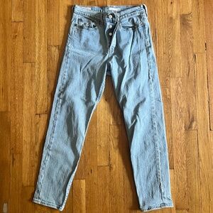 Levis Wedgie Jeans Women’s Size 28 Washed Denim